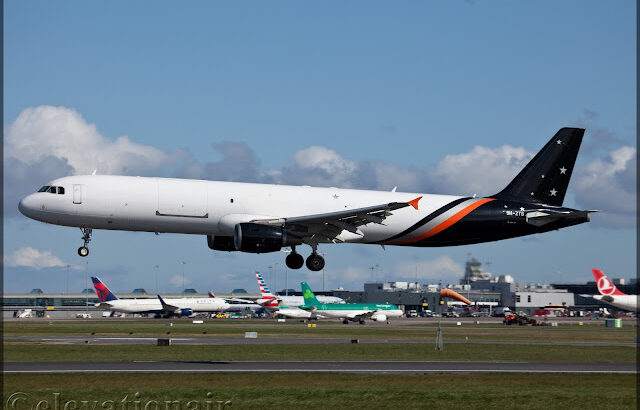 Titan Airways operates Frankfurt-Dublin Airbus A321P2F cargo charters