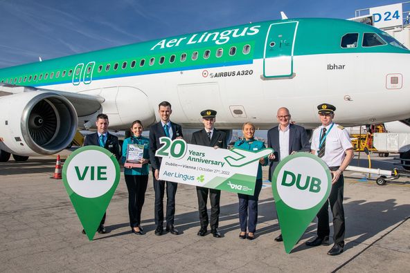 Aer Lingus Celebrates 20th Anniversary on Dublin-Vienna route