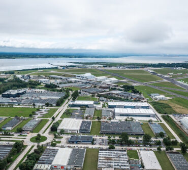 Aerial image of The Shannon Airport Group campus