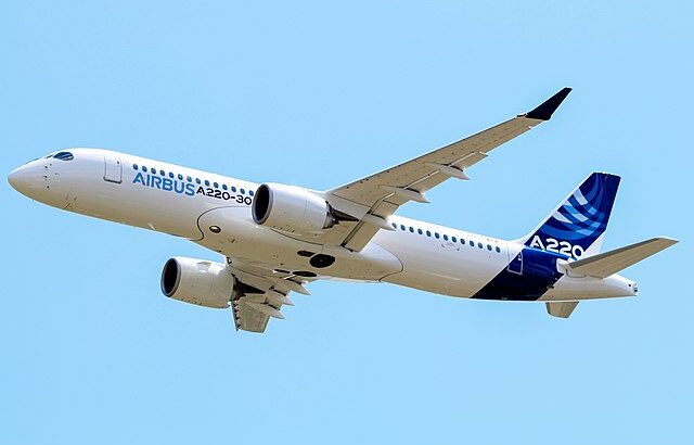 Airbus A220-300 Test Aircraft Makes a Visit to Shannon Airport