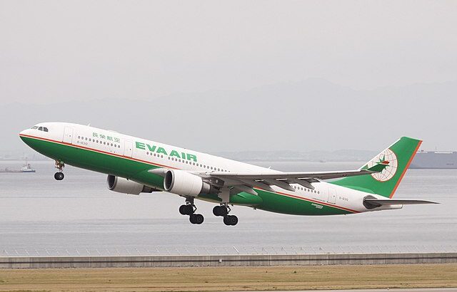 Third Eva Air Airbus A330-200 arrives Ireland West Airport