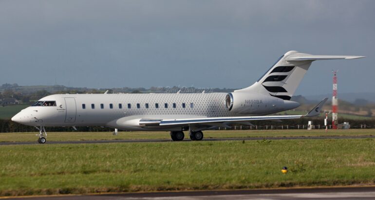 Bombardier Global 6500 demonstrator visits Cork Airport