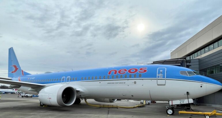 Neos adds EI-RZF Boeing 737-8 MAX